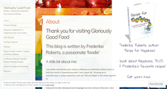 Desktop Screenshot of blog.gloriouslygoodfood.com